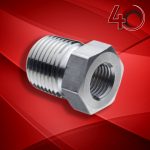 CONECTOR BUSHING INOXIDABLE (NPT) MACHO x HEMBRA 316L