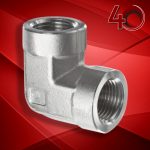 CONECTOR CODO HEMBRA INOXIDABLE (NPT) 90° 316L
