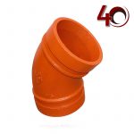 4" Codo ranurado 45° - Sistemas Contra Incendios