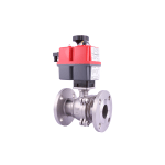 3/4" - VÁLVULA DE BOLA BRIDADA CL150 INOX 316 DE 3 CUERPOS CON ACTUADOR ELÉCTRICO MODELO: S20