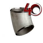 Codo 45° extremos soldables, 4" Sch. 40S