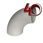 Codo 90° extremos soldables, 1 1/2" Sch. 40S