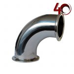 1-1/2" Codo 90° Sanitario CLAMP Inoxidable SUS-304 / SS-304