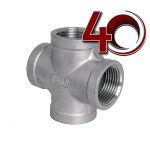 Cruz roscada, 2", 150#, NPT