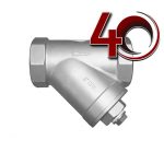 Filtro tipo "Y", extremos NPT, 1 1/2", 800#