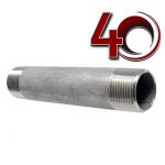 Neplo, ASTM A-312, 1/2" x 2", Sch. 40S