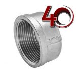 Tapón redondo hembra roscado, 3/8", 150#, NPT