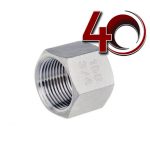 Tapón hexagonal hembra roscado, 1 1/2", 150#, NPT