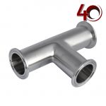 1" Tee Sanitaria CLAMP Inoxidable SUS-304 / SS-304